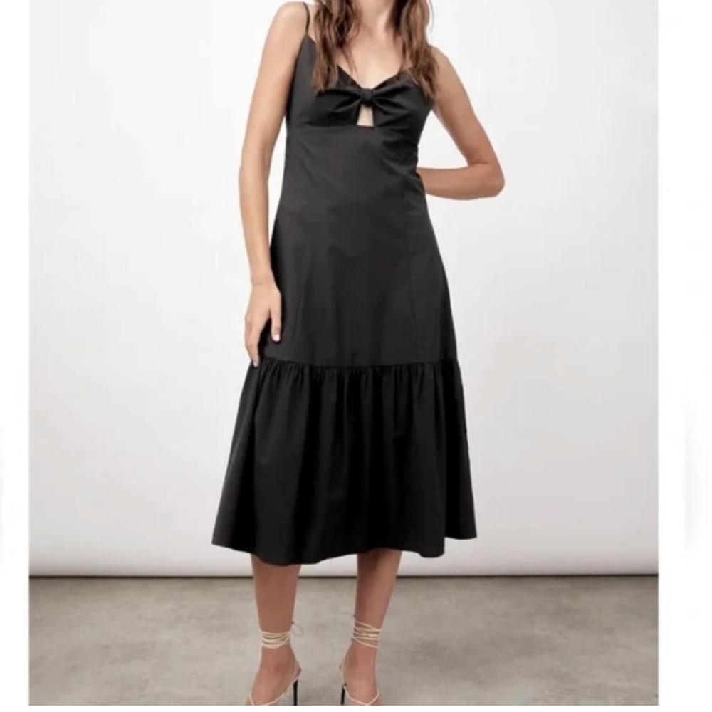 Rails black midi dress worn 1x size medium
